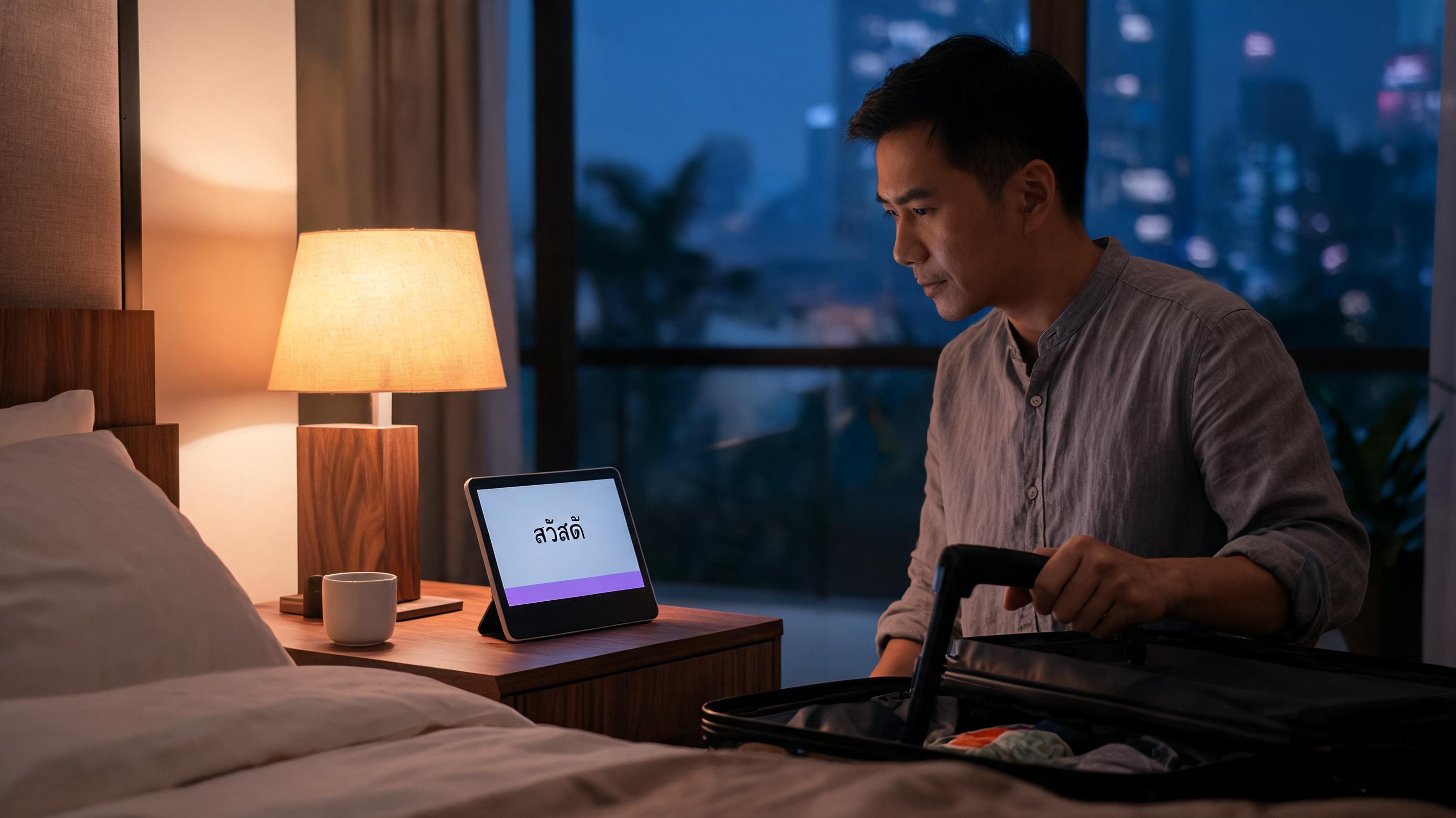 凌晨 2 点，泰国客人用母语在床头屏问 Wifi——这家东南亚酒店集团是怎么做到的