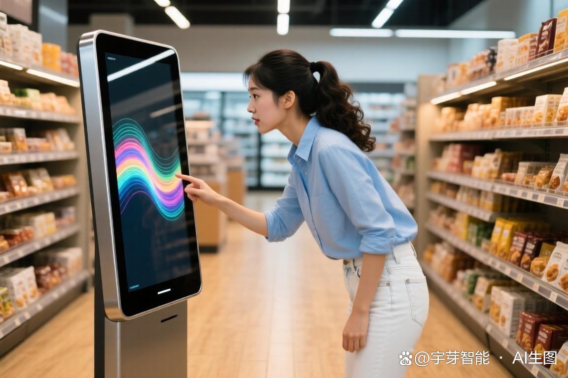 无人零售店没有店员？让宇芽AI帮您接待顾客
